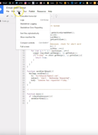 Automatic Email Sending Add-on with Word Detection
