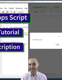 Using Alerts in Google Apps Script